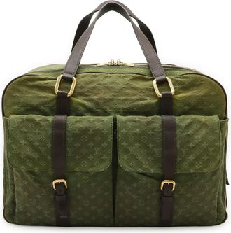Louis Vuitton Monogram Mini Tst Khaki Canvas Leather Boston Bag (Pre-Owned)