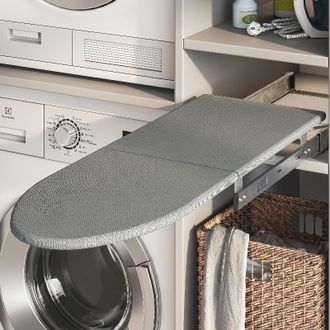 Emuca Emuca - Tabla De Planchar Plegable Y Extra&iacute;ble Para Mueble Iron 2, Acero Y Madera