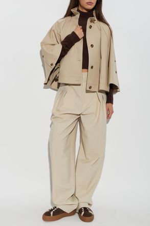 Max Mara Fulcro Poncho, Womens, Beige