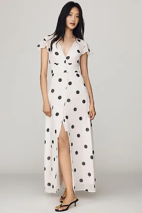 Hutch V-Neck Split Maxi Dress