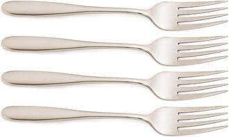 La Redoute Interieurs Set van 4 vorken in inox, Ebano