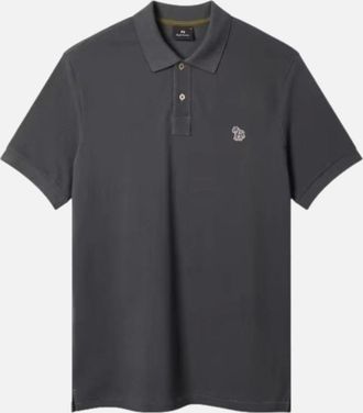 Paul Smith Mens PS Paul Smith Reg Fit Zebra Polo Shirt - Black - Size: 38