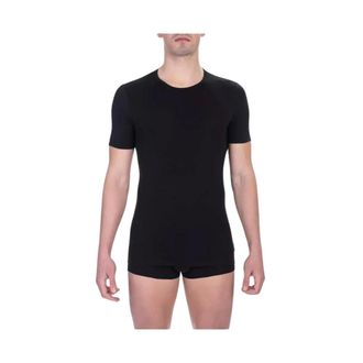 Dirk Bikkembergs Zwarte Katoenen Crew Neck T-Shirt - Heren - Ondergoed - Zwart - Maat: M Katoen