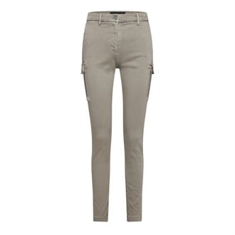 Replay Womens Kathia Slim-Fit Jeans in Beige Cotton - Size 27W/30L