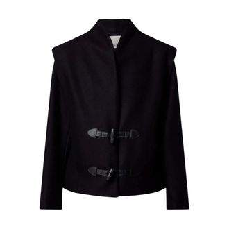 Isabel Marant Toria Jas - Dames - Jassen - Blauw - Maat: S Katoen