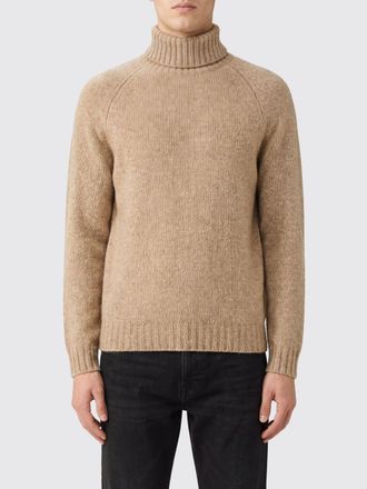 Brunello Cucinelli Silk, Cashmere and Wool Turtleneck Sweater with Ribbed Edges