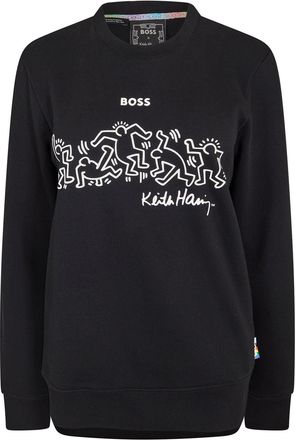 HUGO BOSS Womens W_haring in Black - Size 12 UK