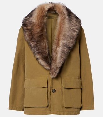 Nili Lotan Ronay shearling-trimmed cotton parka