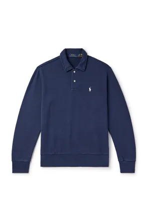 Polo Ralph Lauren Logo-Embroidered Cotton-Jersey Sweatshirt