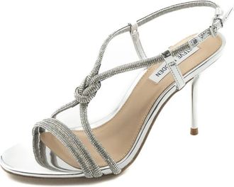 Steve Madden Regale - Dames - Sandalen met hakken - Grijs - 40 EU - Schoenen