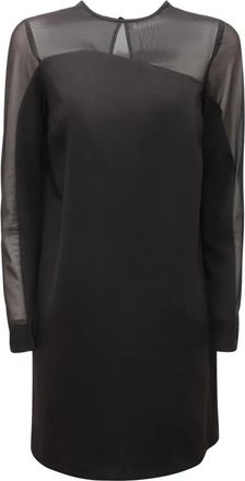 Sandro Ferrone Korte Jurk - Dames - Korte kleedjes - Zwart - S - Kleedjes