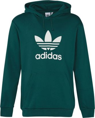 adidas originals hooded Drawstring Pullover Green EJ9681