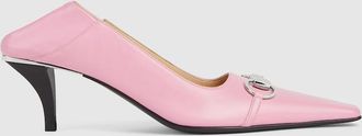 Gucci Womens Vittoria Pump, Pink, Leather