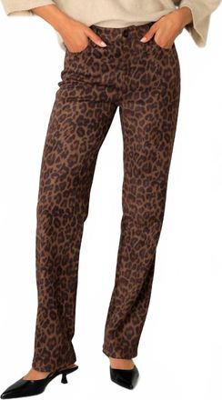 Yest Constance Trousers In Multi Leopard