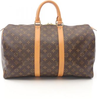 Louis Vuitton Brown Monogram Monogram Boston Bag (Pre-Owned)