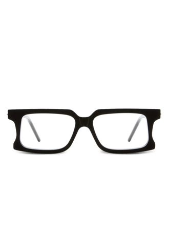 Kuboraum D74 geometric glasses - unisex - Acetate - 53 - Black