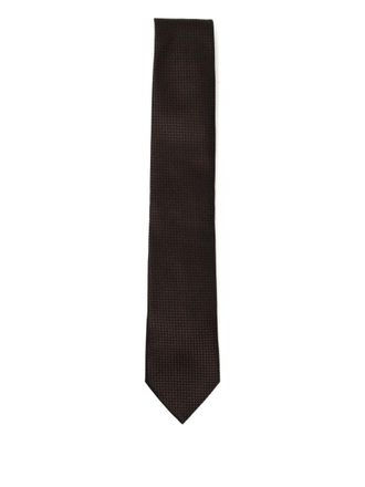 Ermenegildo Zegna silk tie - men - Silk - One Size - Brown