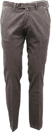 Michael Coal Slim Fit Bruine Broek - Heren - Slim Fit Broeken - Bruin - W33 - Katoen - Broeken