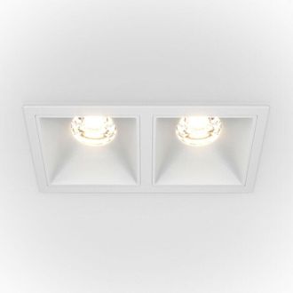 Maytoni Maytoni - Alfa led Twin Recessed Downlight White, 1100lm, 4000K