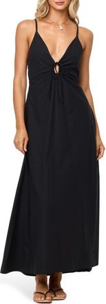 L*Space Mabel Cover-Up Maxi Dress in Black at Nordstrom, Size X-Small