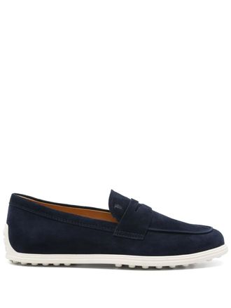 Tod's Mocassini in pelle scamosciata - Blu