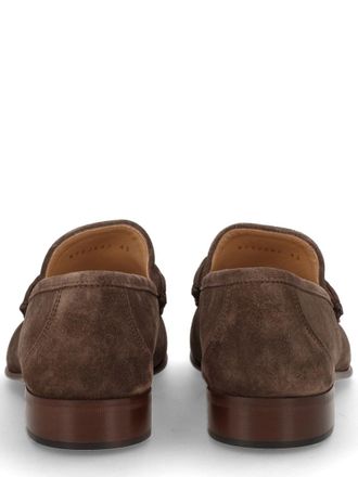 Valentino Garavani VLogo Signature Leather Loafer - Brown