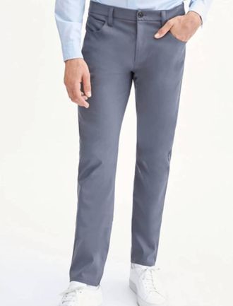 7 For All Mankind Mens Adrien 5 Pocket Tech Series Jean In Charcoal