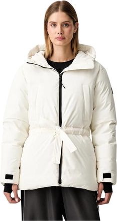 Rossignol Chavanette Down Parka - Dames - Ski Jassen - Wit - M - Polyester - Fitness