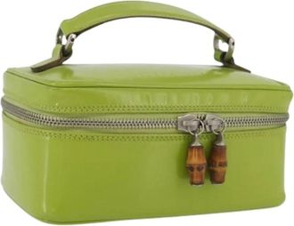 Gucci Pre-owned Handbags, female, Green, Size: ONE SIZE Pre-owned Vintage Pouch