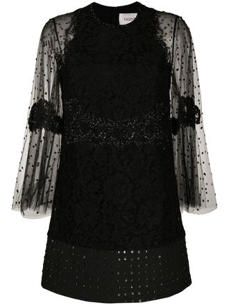 Valentino Garavani Abito con decorazione - Nero