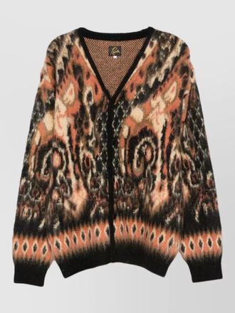 Needles mohair paisley cardigan