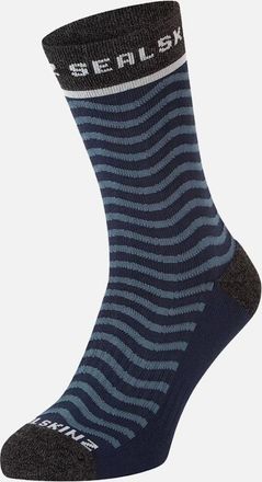 Sealskinz Mens Sealskinz Unisex Rudham Mid Length Sock - Navy - Size: 9.5/13/12.5/12/11.5/11/9/16/15.5/15/14.5/14/13.5/10.5/10