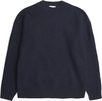 Norse Projects Rom Sweater - Heren - Ronde hals truien - Blauw - M - Wol - Truien & Vesten