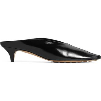 Bottega Veneta Virna Sabot Mule in Black at Nordstrom, Size 10.5Us