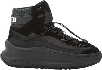 Moon Boot Moon 247 Xlace Mid - Heren - Snowboots - Zwart - 44 EU - Leer - Fitness