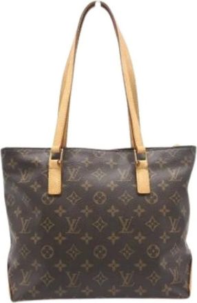 Louis Vuitton Pre-owned Tote Bags, female, Brown, Size: ONE SIZE Pre-owned Vintage Canvas Tote Bag