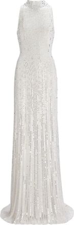 Jenny Packham Benue jurk met pailletten - Wit