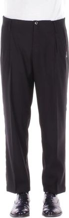 John Richmond Suit Broeken - Heren - Nette broeken - Zwart - S - Leer - Broeken