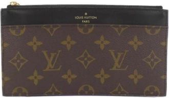 Louis Vuitton Pre-owned Wallets, female, Brown, Size: ONE SIZE Pre-owned Canvas wallets