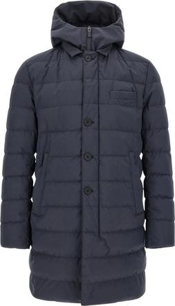 Herno Piumino Medio - Heren - Mantels - Blauw - Maat: XL
