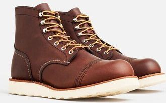 Red Wing Shoes Iron Ranger Traction Tred 8088 Mens Brown Leather Cap Toe 6-Inch Ankle Boots