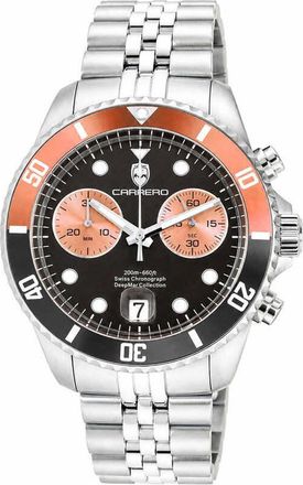 Torino Carrero Deepmar Chronograph Quartz Black Dial Mens Watch C1S6644-BKBN
