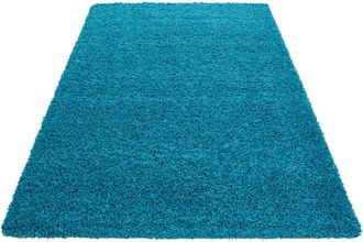 Nazar Rugs Alfombra de interior de pelo largo Turquesa-140x200