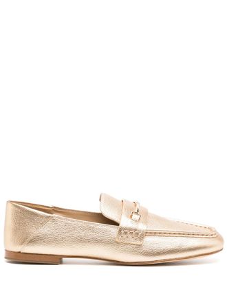Michael Kors Lena loafers - women - Leather/Rubber/Leather - 9 - Gold