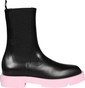 Givenchy Leren Chelsea Enkellaarsjes - Dames - Chelseaboots - Zwart - 35 1/2 EU - Leer - Schoenen