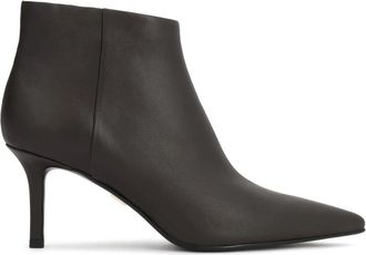 Kazar Camira Booties - Dames - Laarzen met Hak - Bruin - 38 EU - Leer - Schoenen