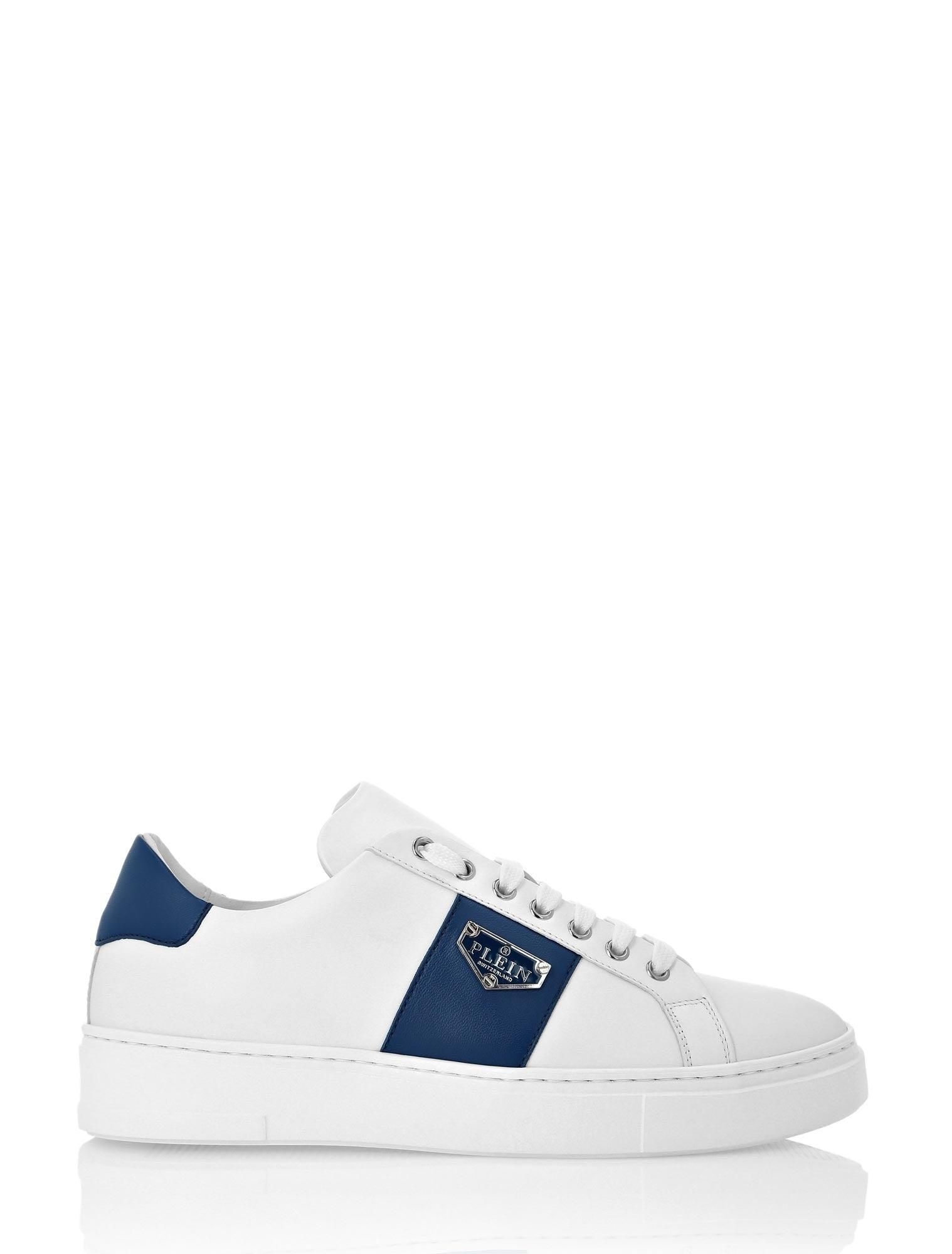 スニーカー PHILIPP PLEIN Men Shoes USC0679 PLE075N 02 White Philipp Plein Sneakers white leather - RICORDI