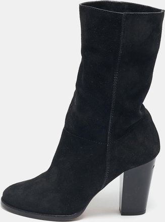 Jimmy Choo London Black Suede Ankle Boots