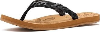 Roxy Feel Breezie Womens Sandals Smooth Black : 10 M, Synthetic