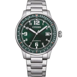 Citizen Urban Military Heren Horloge Zilverkleurig NJ0190-51X
